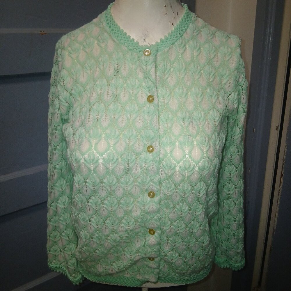 1960s vintage button up cardigan